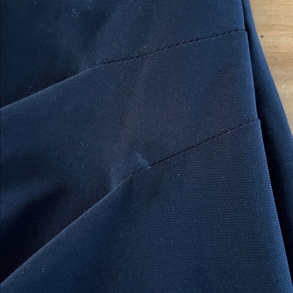 Lauren Ralph Lauren navy blue Sequin wrap dress 8P - Picture 8 of 11